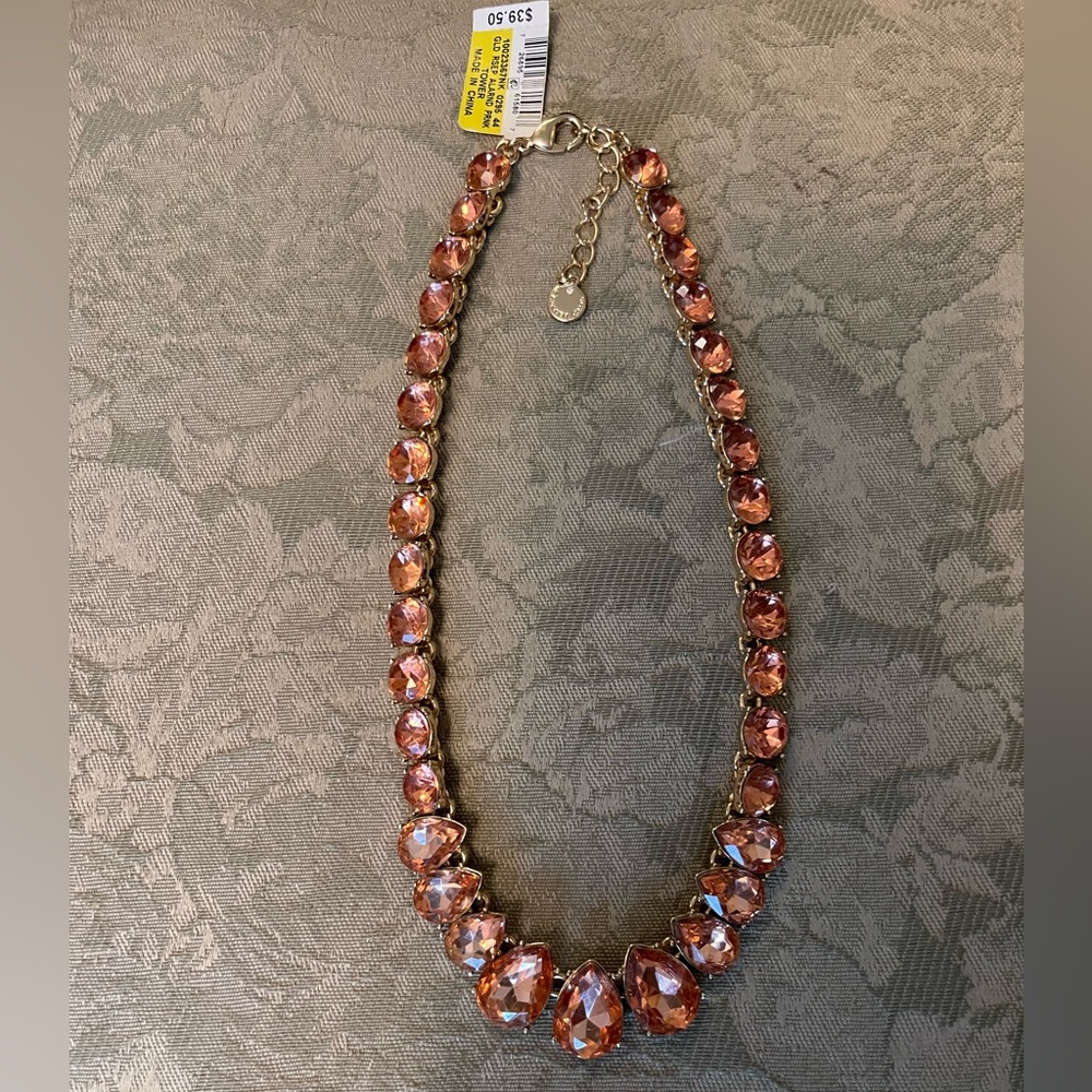 CHARTER CLUB NWT Pink Stone Necklace